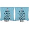 Keep Calm & Do Yoga Burlap Pillow Approval