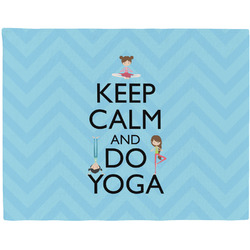 Keep Calm & Do Yoga Woven Fabric Placemat - Twill