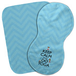 Keep Calm & Do Yoga Burp Cloth