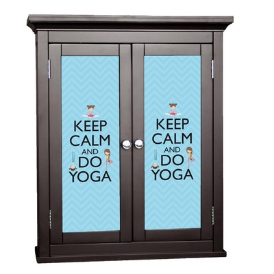 Keep Calm & Do Yoga Cabinet Decal - Medium