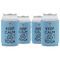 Keep Calm & Do Yoga Can Cooler (12 oz) - Set of 4
