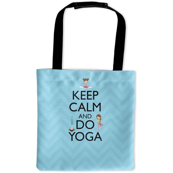 Custom Keep Calm & Do Yoga Auto Back Seat Organizer Bag