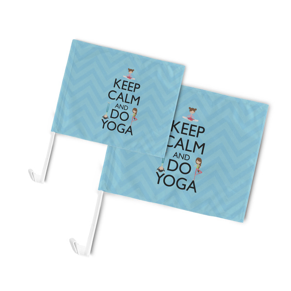 Keep Calm & Do Yoga Car Flags - PARENT MAIN (both sizes)