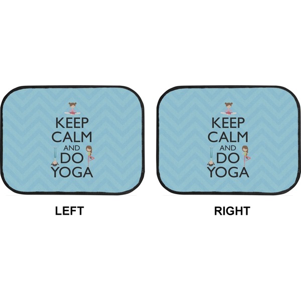 Keep Calm & Do Yoga Car Floor Mats (Back Seat) (Approval)