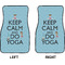Keep Calm & Do Yoga Car Mat Front - Approval