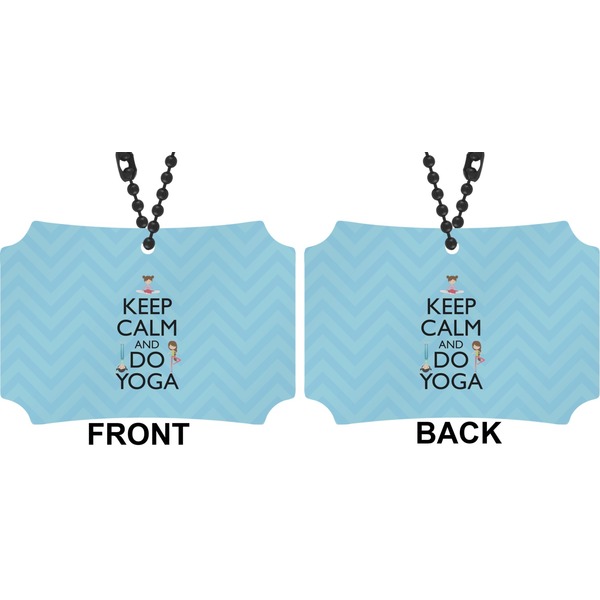 Keep Calm & Do Yoga Car Ornament - Berlin (Approval)