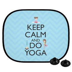 Keep Calm & Do Yoga Car Side Window Sun Shade