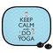 Keep Calm & Do Yoga Car Side Window Sun Shade
