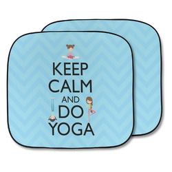 Keep Calm & Do Yoga Car Sun Shade - Two Piece