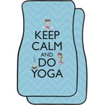 Keep Calm & Do Yoga Car Floor Mats (Front Seat)