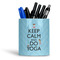 Keep Calm & Do Yoga Ceramic Pen Holder - Main