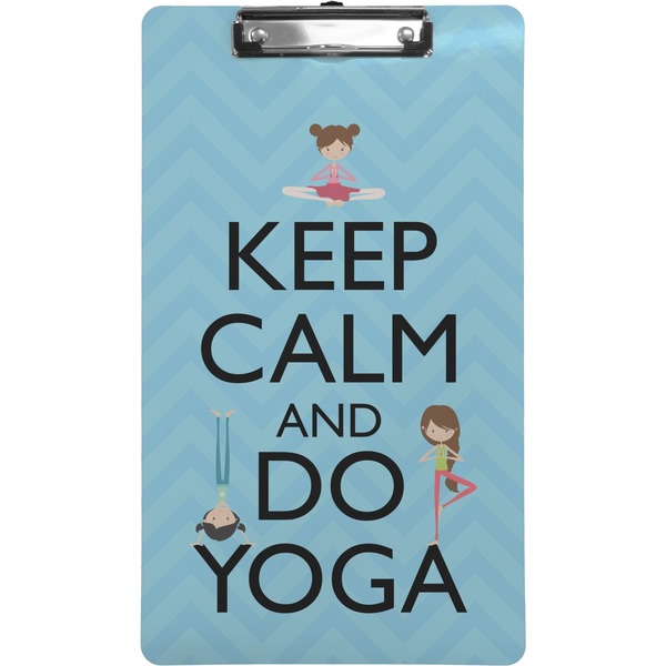 Keep Calm & Do Yoga Clipboard (Legal)
