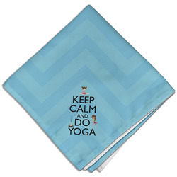 Keep Calm & Do Yoga Cloth Dinner Napkin - Single
