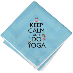 Keep Calm & Do Yoga Cloth Cocktail Napkin - Single