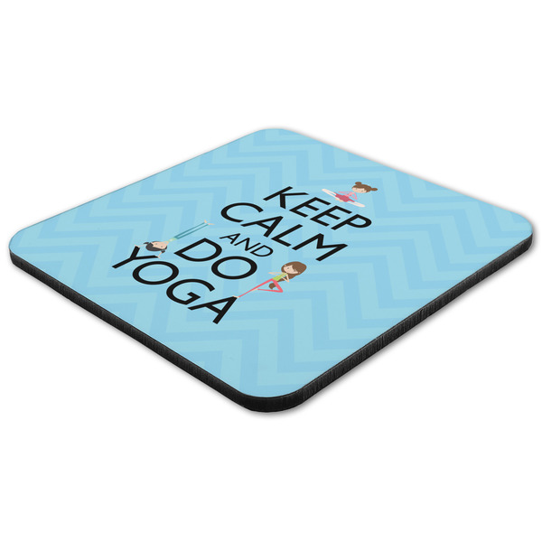 Keep Calm & Do Yoga Coaster Set - FLAT (one)