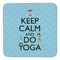 Keep Calm & Do Yoga Coaster Set - FRONT (one)