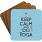 Keep Calm & Do Yoga Coaster Set (Personalized)
