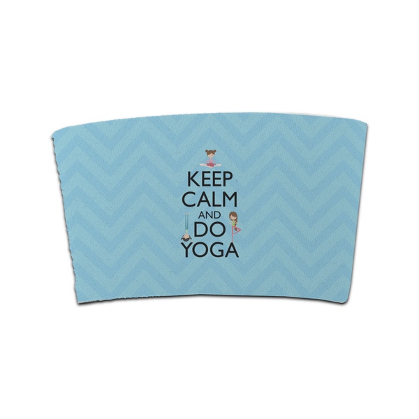 Custom Keep Calm & Do Yoga Coffee Cup Sleeve