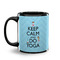 Keep Calm & Do Yoga Coffee Mug - 11 oz - Black