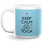 Keep Calm & Do Yoga Coffee Mug - 20 oz - White