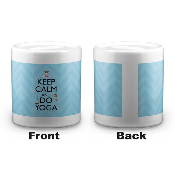 Keep Calm & Do Yoga Coin Bank - Apvl