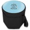 Keep Calm & Do Yoga Collapsible Personalized Cooler & Seat (Closed)