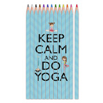 Keep Calm & Do Yoga Colored Pencils