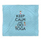 Keep Calm & Do Yoga Comforter - King - Front