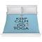 Keep Calm & Do Yoga Comforter - King