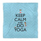 Keep Calm & Do Yoga Comforter - Queen - Front