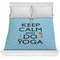 Keep Calm & Do Yoga Comforter (Queen)