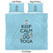 Keep Calm & Do Yoga Comforter Set - King - Approval