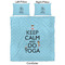 Keep Calm & Do Yoga Comforter Set - Queen - Approval