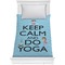 Keep Calm & Do Yoga Comforter (Twin)