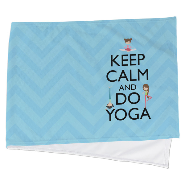 Custom Keep Calm & Do Yoga Cooling Towel