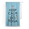 Keep Calm & Do Yoga Curtain With Window and Rod