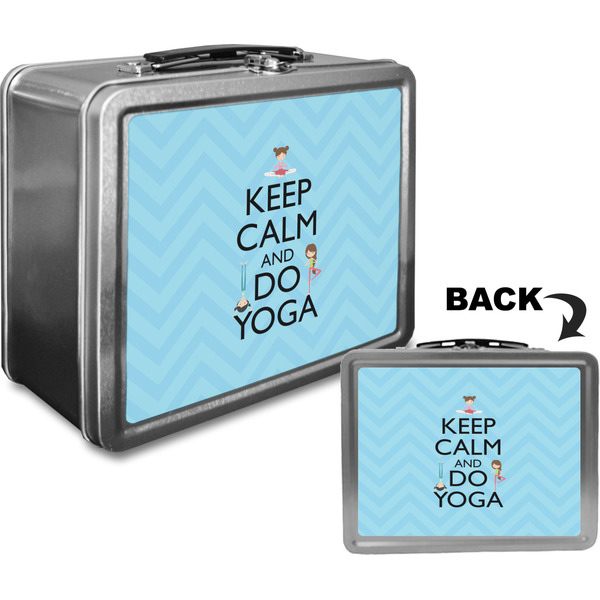 Keep Calm & Do Yoga Custom Lunch Box / Tin Approval
