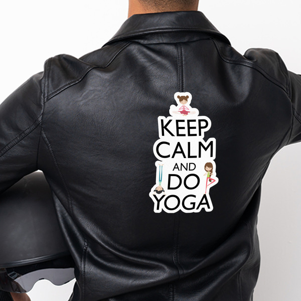 Keep Calm & Do Yoga Custom Shape Iron On Patches - XXXL - APPROVAL