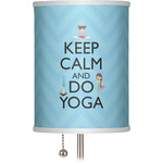 Keep Calm & Do Yoga 7" Drum Lamp Shade