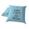 Keep Calm & Do Yoga Decorative Pillow Case - TWO