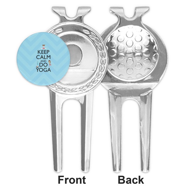 Keep Calm & Do Yoga Divot Tool - Second