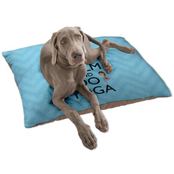 Keep Calm & Do Yoga Dog Bed - Large