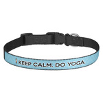 Keep Calm & Do Yoga Dog Collar - Medium
