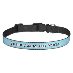 Keep Calm & Do Yoga Dog Collar