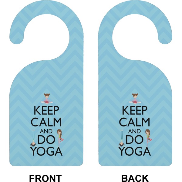 Keep Calm & Do Yoga Door Hanger (Approval)