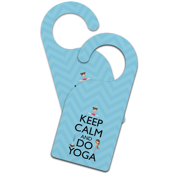 Keep Calm & Do Yoga Door Hanger - MAIN