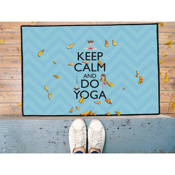 Keep Calm & Do Yoga Door Mat - LIFESTYLE (Med)
