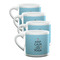 Keep Calm & Do Yoga Double Shot Espresso Mugs - Set of 4 Front