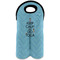 Keep Calm & Do Yoga Double Wine Tote - Front (new)