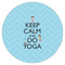 Keep Calm & Do Yoga Drink Topper - Large - Single